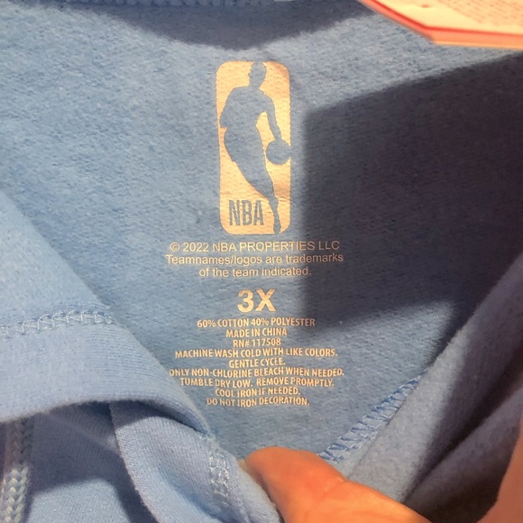 NBA Golden State Warriors Oversized Hombre Graphic Hoodie Sweatshirt XXXL NWT - Picture 4 of 7